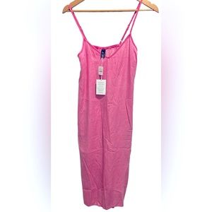 NWT Gap 100% Tencel Cami Sleeveless Midi Dress Size S